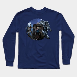 10th Doctor Lost and trapped at terminator war ZONE Long Sleeve T-Shirt